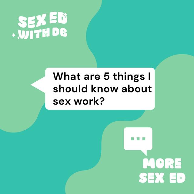 What are 5 things I should know about sex work? - podcast episode cover