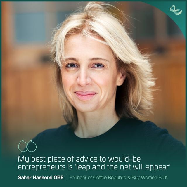 Anyone Can Be An Entrepreneur - Sahar Hashemi OBE - podcast episode cover