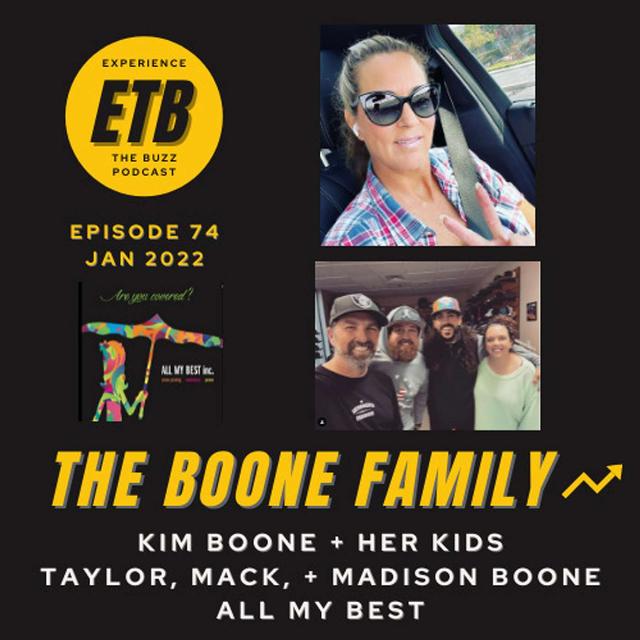 NO. 74 -- THE BOONE FAMILY | All My Best Inc. - podcast episode cover