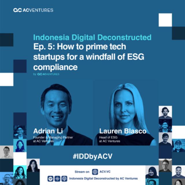 Ep. 5: How to prime tech startups for a windfall of ESG compliance - podcast episode cover