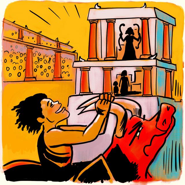 Theseus & Ariadne 2: “Are you ready for the death-defying spectacle of the decade?” - podcast episode cover