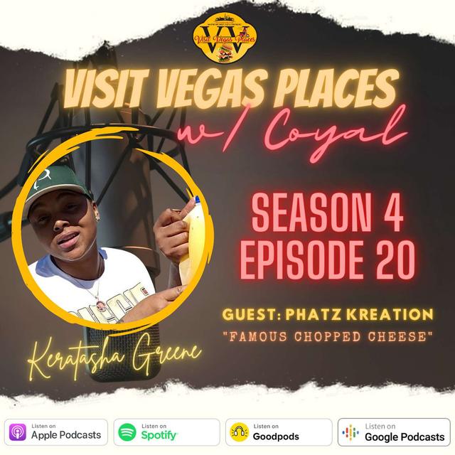 The only chopped cheese in Las Vegas made by Chef Keratasha Greene, owner of Phatz Kreation - podcast episode cover