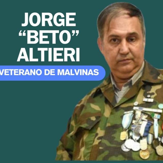"Las guerras no deberían existir" hablamos Jorge "Beto" Altieri, veterano de Malvinas - podcast episode cover