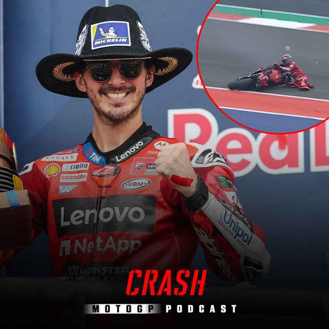 MotoGP Chaos in COTA as Marquez crashes and Bagnaia wins 🤯 - podcast episode cover