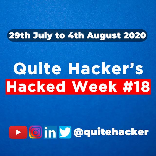 Hacked Week #18 - Chinese Virus,Zoom Bug,Teen hacked Twitter, OkCupid Flaws,Pakistani Channel Hacked - podcast episode cover