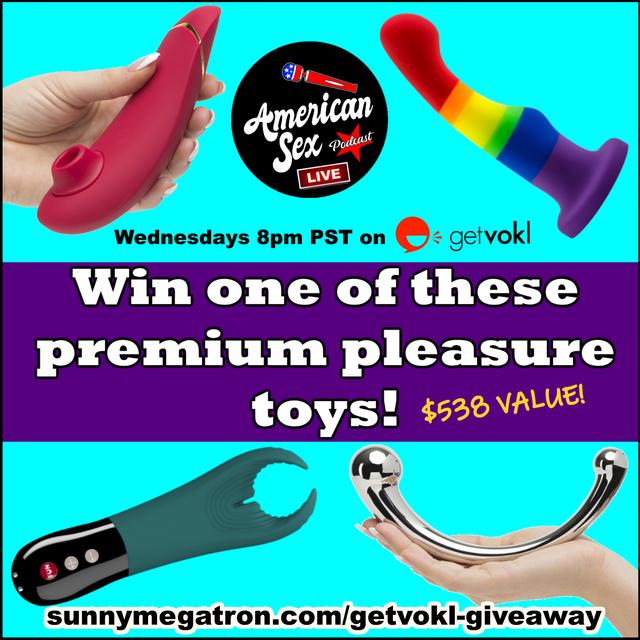 BONUS: Massive Sex Toy Giveaway & New Live Stream Show! - podcast episode cover