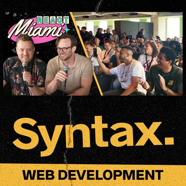 769: React Miami Live Show - podcast episode cover