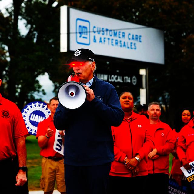 Episode 718: Dark Brandon on the Picket Line - podcast episode cover