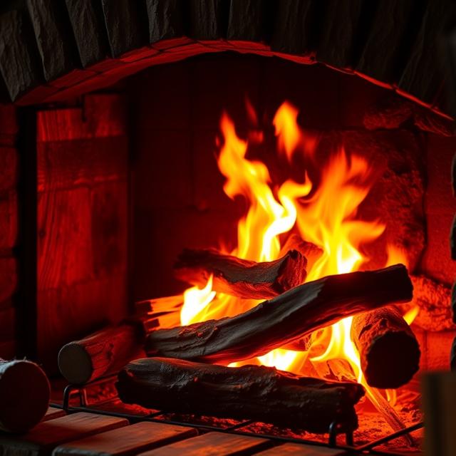Cozy Log Fire - 10 Hours Sleep Sound - podcast episode cover