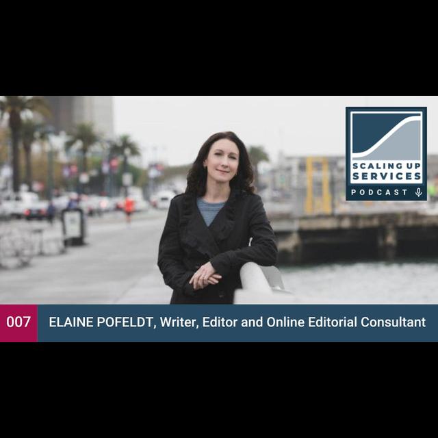 Elaine Pofeldt, Writer, Editor and Online Editorial Consultant - podcast episode cover