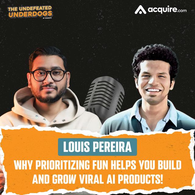 Louis Pereira - Why prioritizing fun helps you build and grow viral AI products! - podcast episode cover