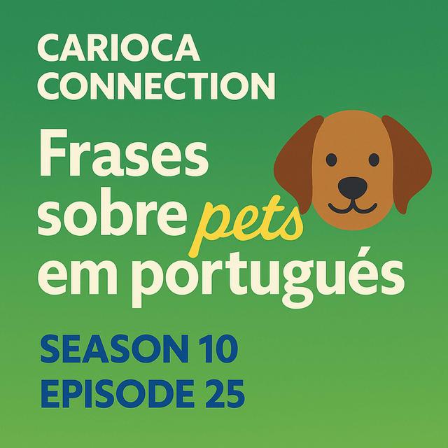 Frases sobre pets em português 🦮 - podcast episode cover