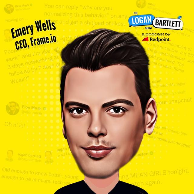 EP 114: Emery Wells (CEO, Frame.io) on Selling to Adobe for $1.3B, Working with SNL and High Pain Tolerance - podcast episode cover
