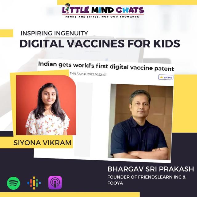 118: Inspiring Ingenuity - Digital Vaccines with Bhargav Sri Prakash - podcast episode cover