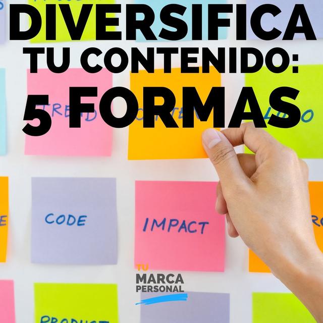 5 Formas de Diversificar Tu Contenido - Tu Marca Personal con Luis Ramos - podcast episode cover