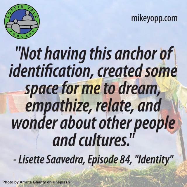 #84 - Identity Crisis Survivor - Lisette Saavedra - "Spiritual Currency" - podcast episode cover