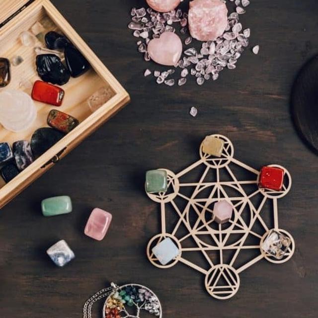 How to Harness the Power of Crystal Grids for Manifestation and Healing - podcast episode cover