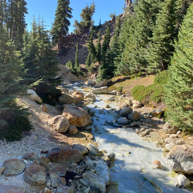 116: Lassen Volcanic National Park- Bumpass Creek - podcast episode cover