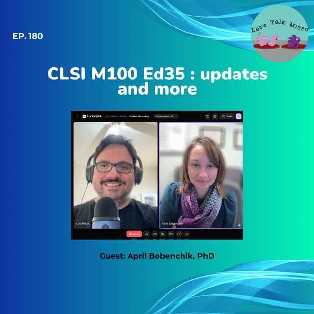 180: CLSI M100-Ed35: updates and more - podcast episode cover