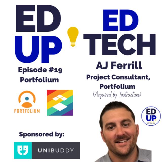 19: Showcasing Student Work and Building Portfolios that Last for Life: A Look at Porfolium with AJ Ferrill, Project Consultant, Instructure - podcast episode cover