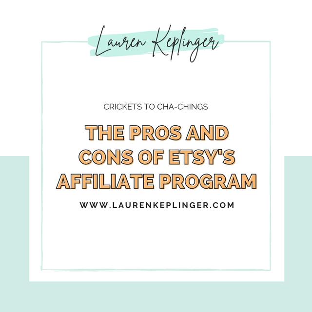 153. The Pros and Cons of Etsy's Affiliate Program - podcast episode cover