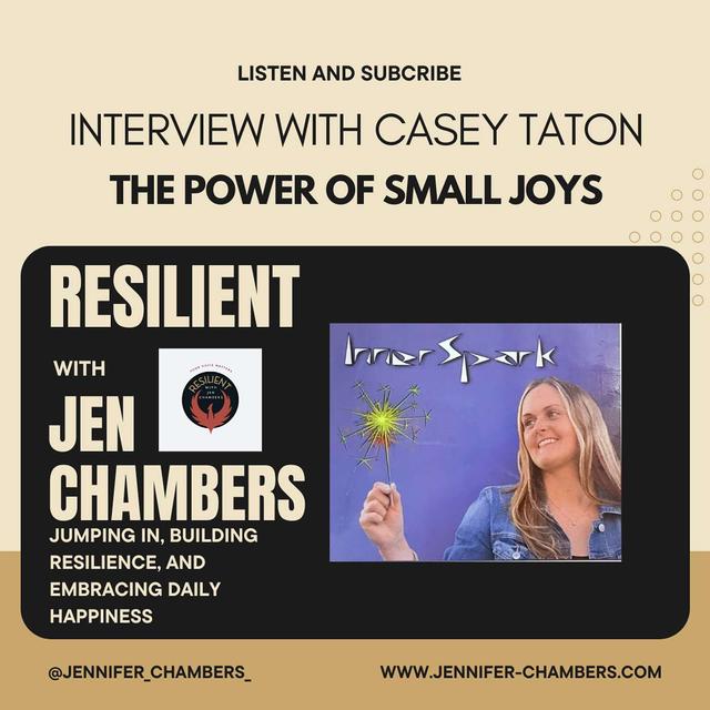 Casey Taton, Part 2: The Power of Small Joys - podcast episode cover