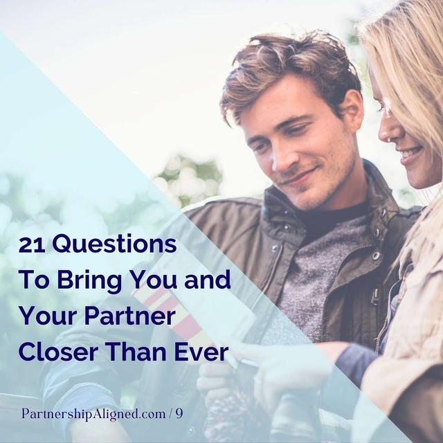 Ep 9 - 21 Questions That Will Bring You and Your Partner Closer Than Ever - podcast episode cover