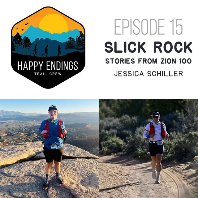 Slick Rock Stories from Zion 100 with Jessica and Andrew - podcast episode cover