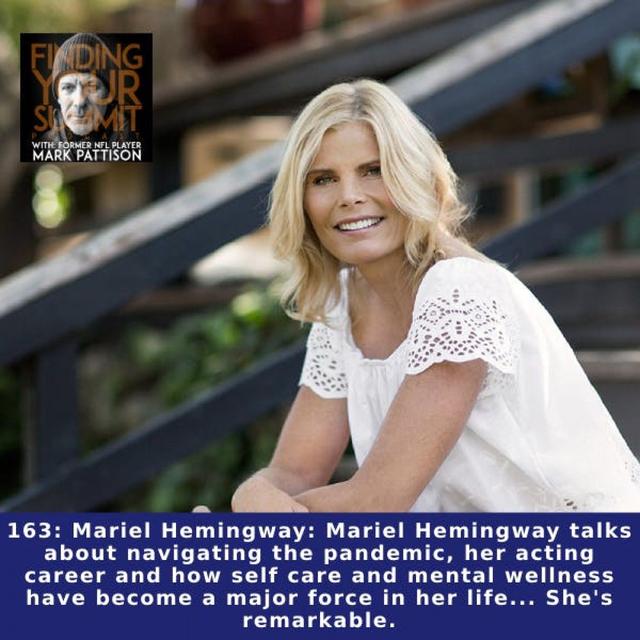 Mariel Hemingway: Mariel Hemingway talks about navigating the pandemic, her acting career and how self care and mental wellness have become - podcast episode cover