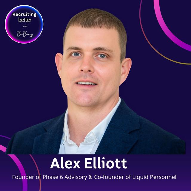 The Sales Playbook for Recruitment Leaders to Scale from People to Systems Led Growth with Alex Elliott - podcast episode cover