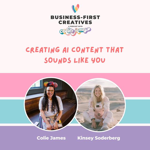 Creating AI Content that Sounds Like You with Kinsey  Soderberg - podcast episode cover