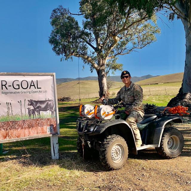 U.S. Army Green Beret ramrods regenerative cattle grazing at Camp San Luis Obispo - podcast episode cover