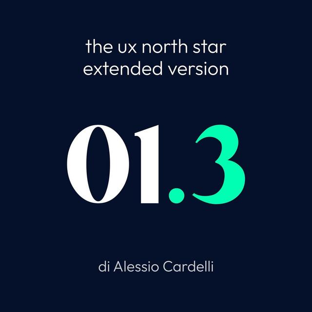 1.3 - UX vs CX: facciamo chiarezza. - podcast episode cover