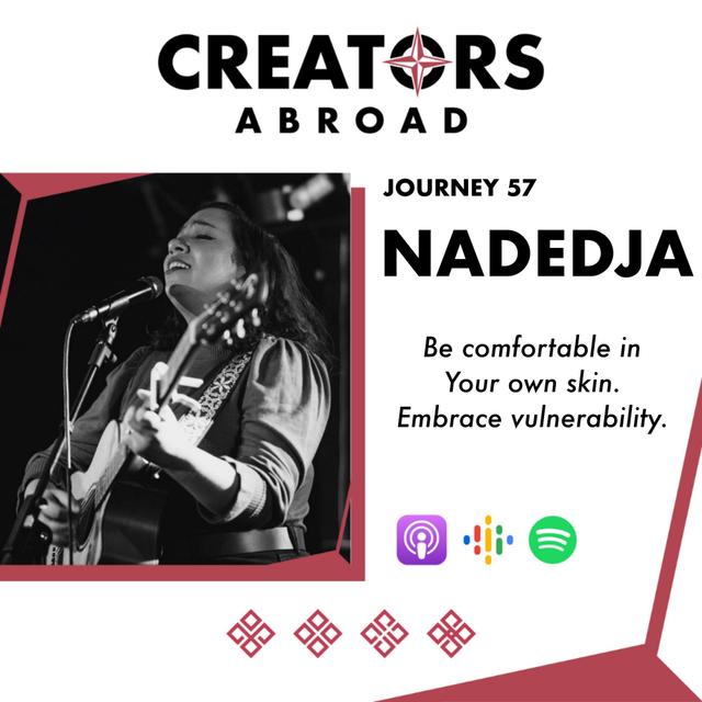 How to be comfortable in your own skin. Embrace vulnerability. With Nadedja - podcast episode cover