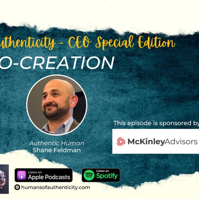 16. Co-creation with Shane Feldman | Lead with courage and break through societal limitations - podcast episode cover