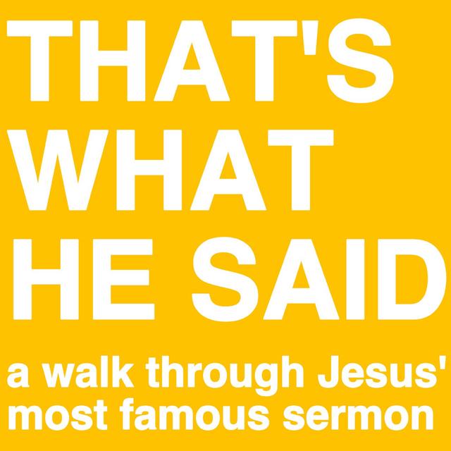 Firm Foundation | That's What He Said | Pastor Austin Coleman - podcast episode cover