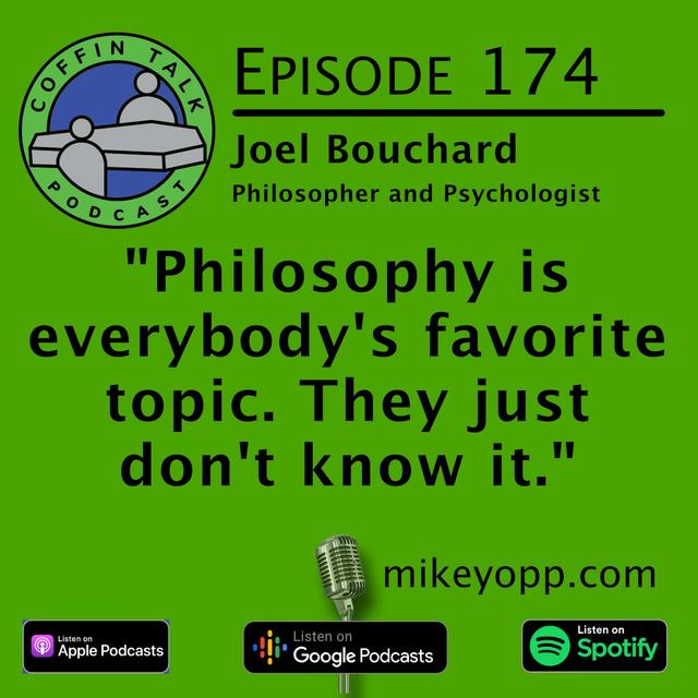#176 - A Philosopher/Psychologist - Joel Bouchard - podcast episode cover