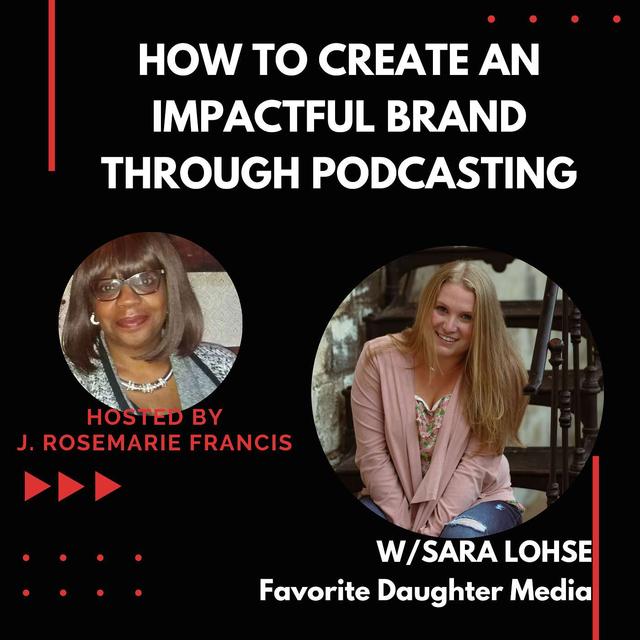 How to create an impactful brand through podcasting w/ Sarah Lohse - podcast episode cover