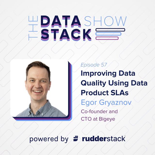 57: Improving Data Quality Using Data Product SLAs with Egor Gryaznov of Bigeye - podcast episode cover