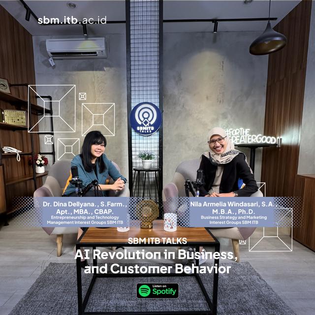 SBM ITB TALKS: AI Revolution in Business, and Customer Behavior - podcast episode cover
