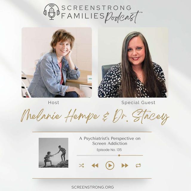 A Psychiatrist's Perspective on Screen Addiction with Dr. Adriana Stacey (#135) - podcast episode cover