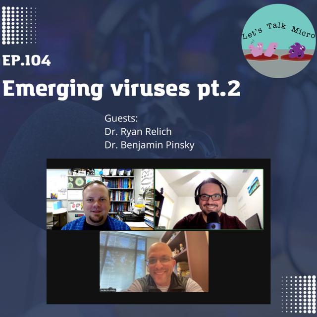 104: Emerging viruses pt. 2 - podcast episode cover