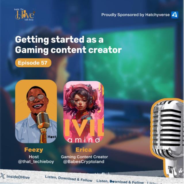 Getting started as a Gaming Content Creator  - podcast episode cover