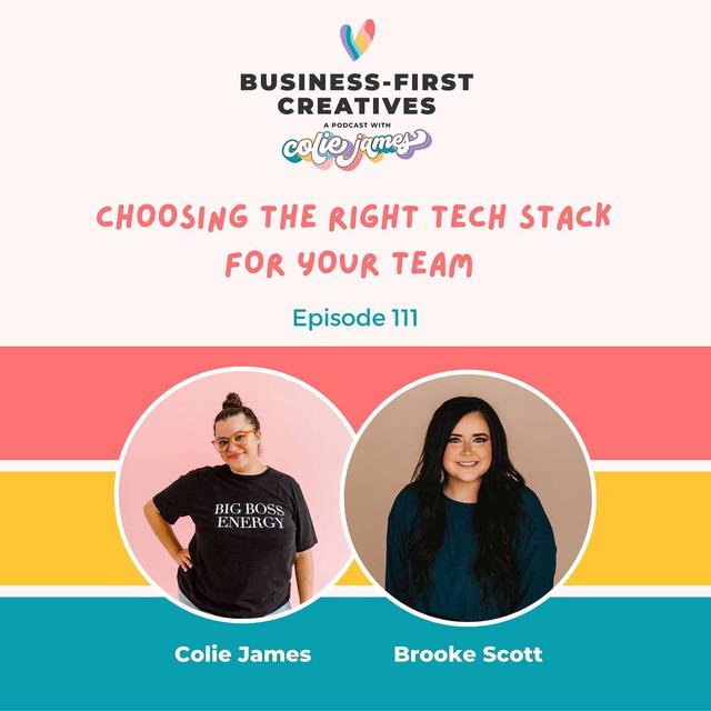 Choosing the Right Tech Stack for Your Team (Building a Team Series) with Brooke Scott - podcast episode cover