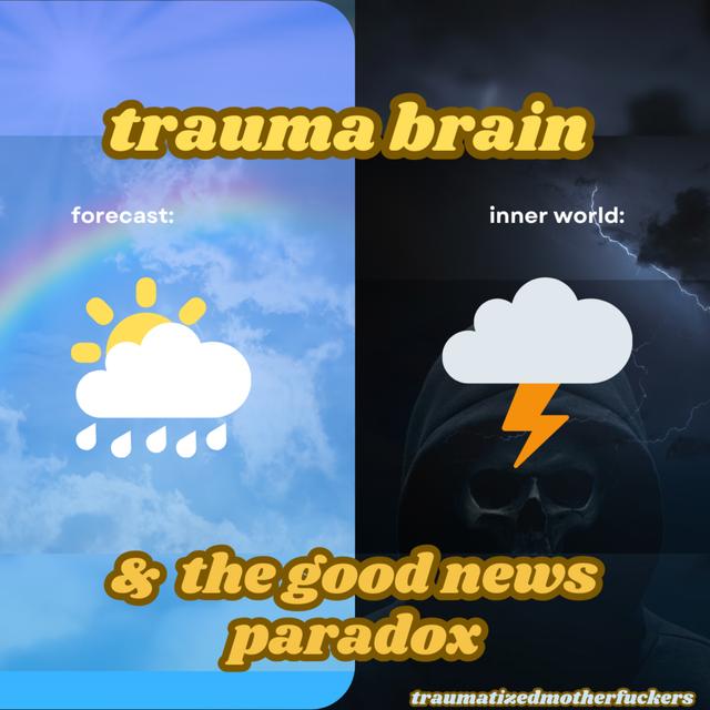 trauma brain & the good news paradox - podcast episode cover