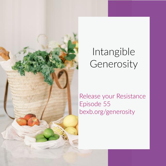 Intangible Generosity - podcast episode cover