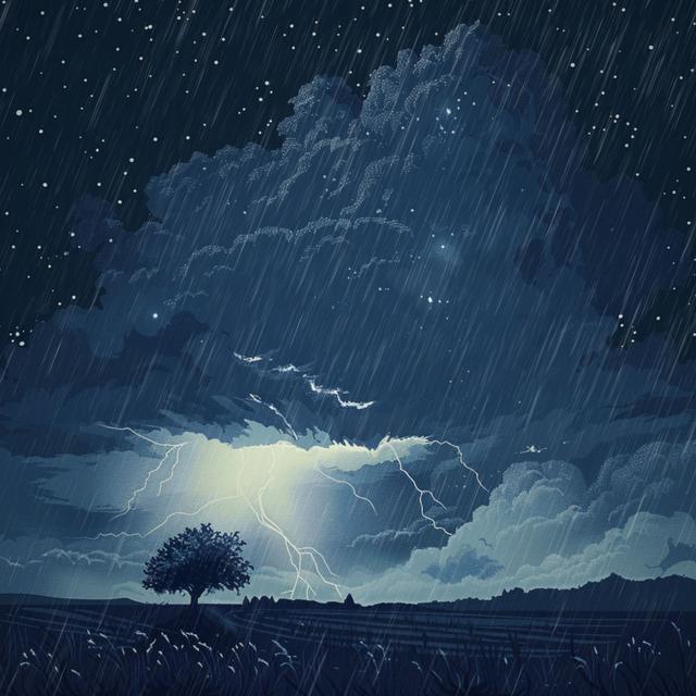 Deep Blue Noise Thunderstorm - podcast episode cover