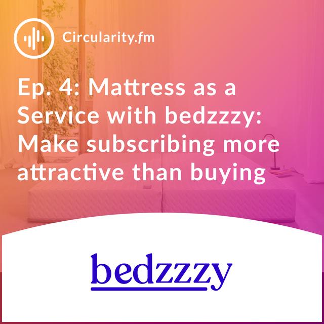 (4) Mattress as a Service with bedzzzy: Make subscribing more attractive than buying - podcast episode cover