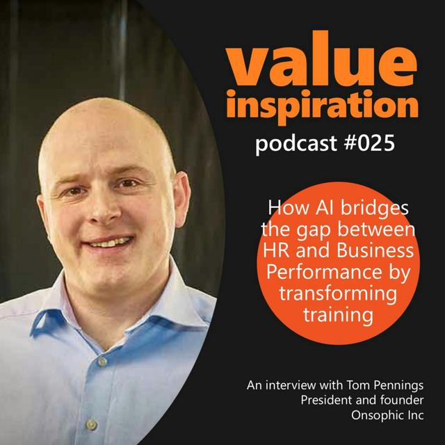 How AI bridges the gap between HR and Business Performance by transforming training - podcast episode cover