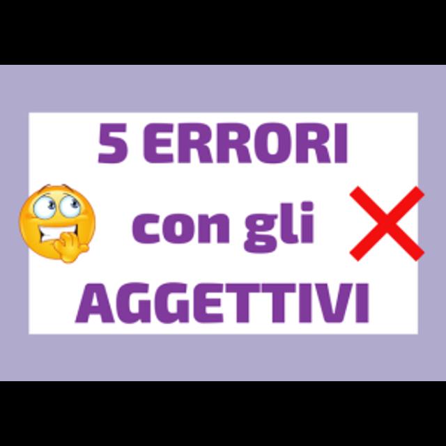 Gli Errori Più Comuni con gli Aggettivi in Italiano - podcast episode cover